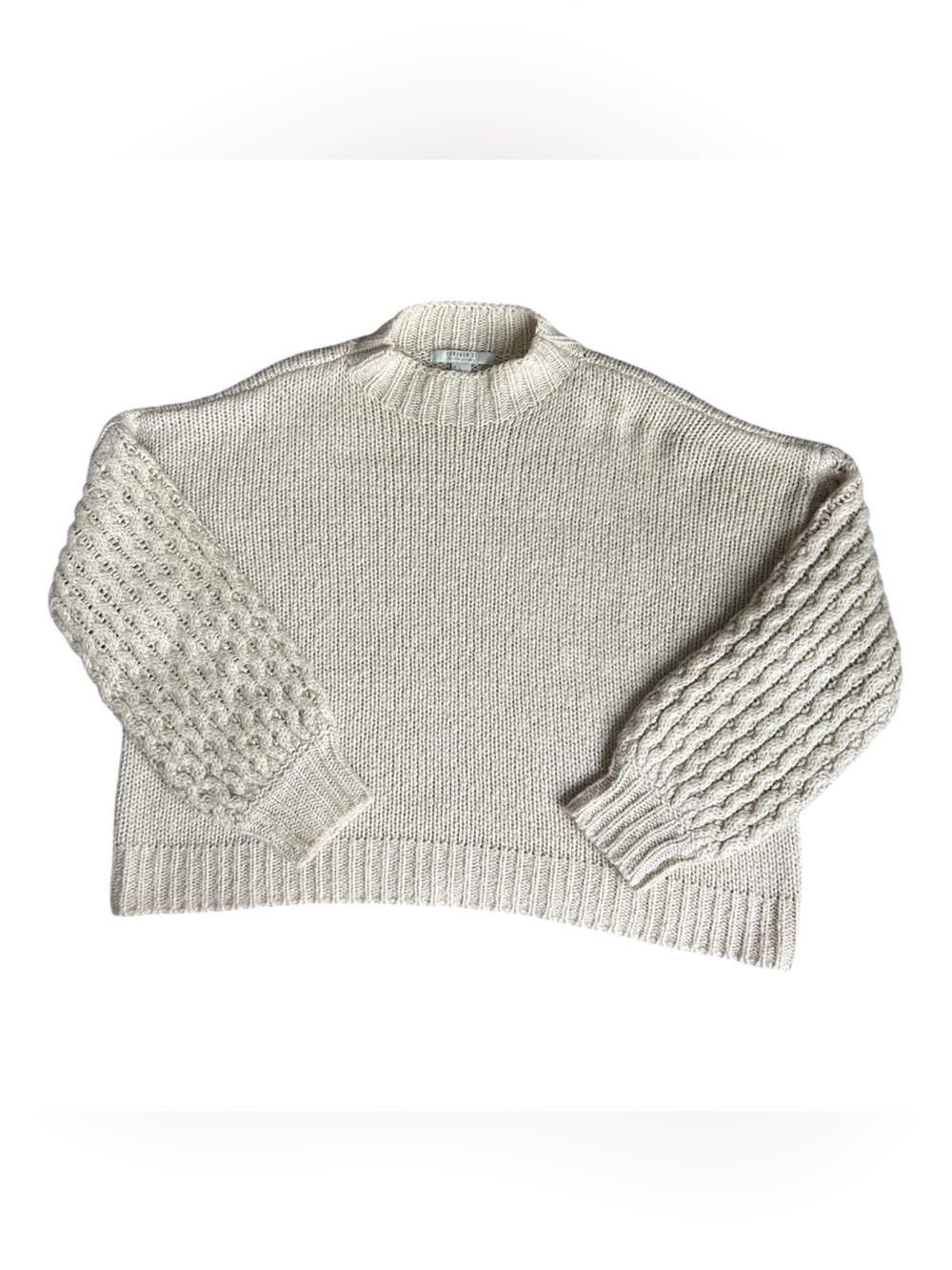 Forever 21 Y2K Beige Oversized Sweater size Large